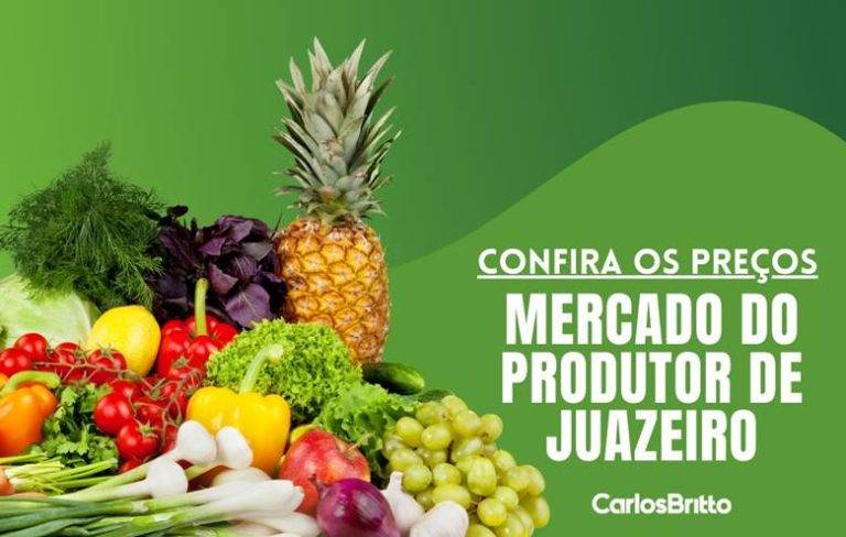 Confiram cotação disponível nesta quinta-feira no Mercado do Produtor