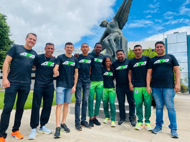 Delegação da APA Petrolina (PE) embarca para a disputa da Maratona de Sevilha, na Espanha — Blog Edenevaldo Alves