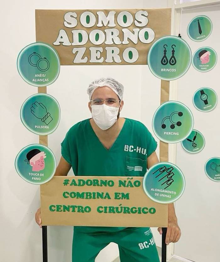 “Adorno Zero” ajuda a garantir a segurança do paciente em ambiente hospitalar
