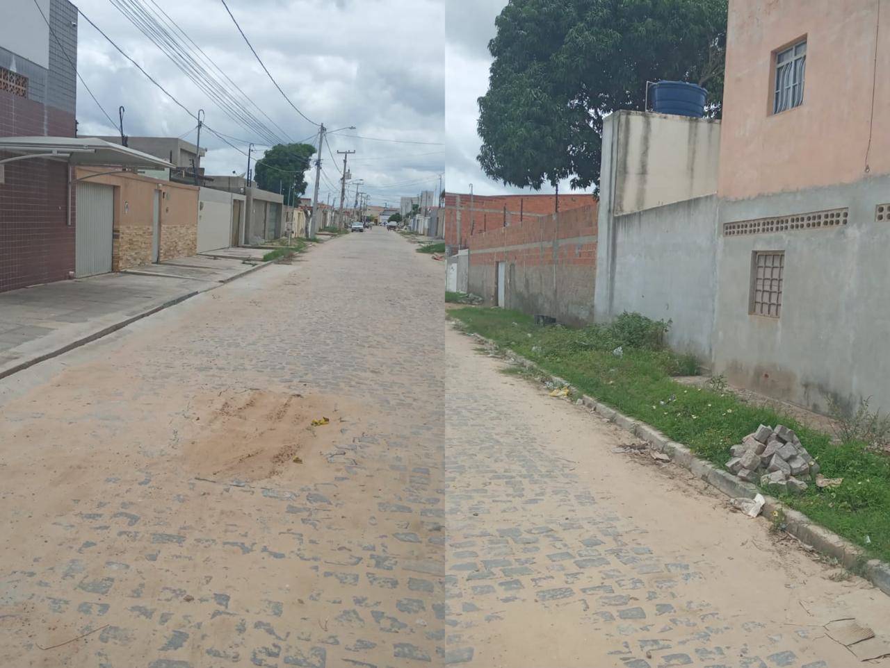 Moradores do Dom Avelar cobram restauração do calçamento à Compesa