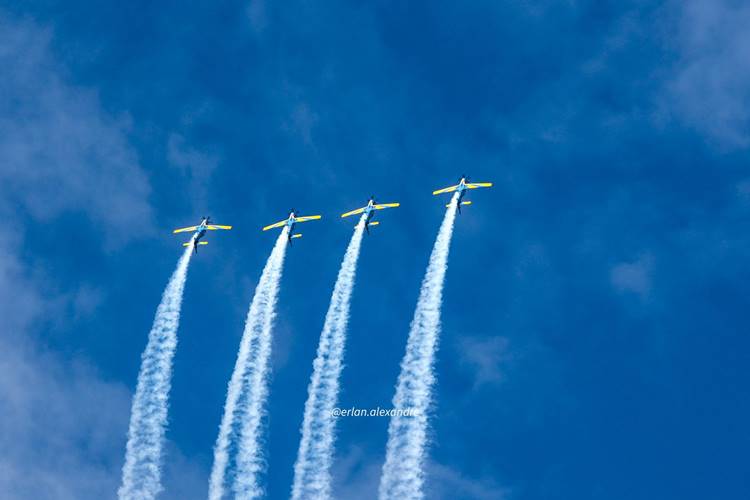 Esquadrilha da Fumaça dá show em Afrânio e Serra Talhada