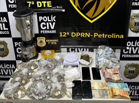 Suspeito de gerenciar tráfico de drogas em Petrolina, natural de Salvador, é preso pela Polícia Civil