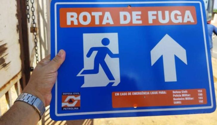Defesa Civil de Petrolina (PE) acompanha instalação de sirenes e placas de sinalização na Tapera