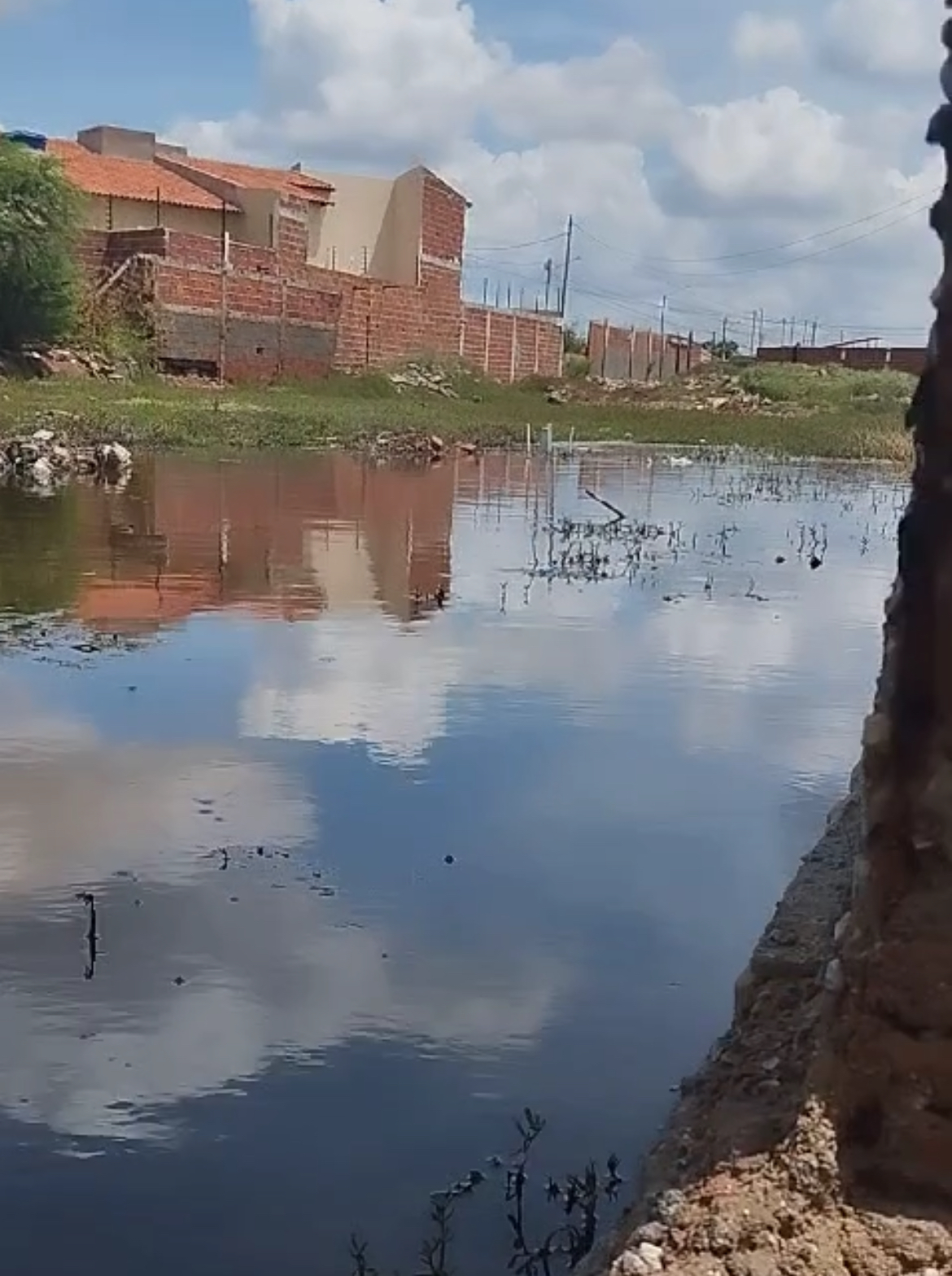 Água parada e risco da dengue tiram sossego de moradores do Ouro Preto