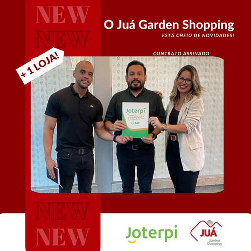 Juá Garden Shopping ganha novas franquias no mês de aniversário