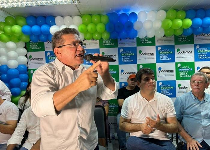 Ato de filiação ao Podemos em Serra Talhada é bastante prestigiado