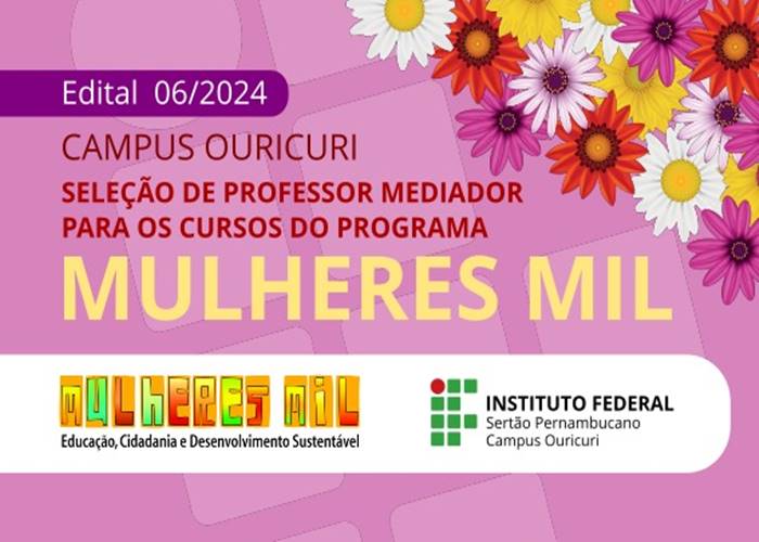 IFSertãoPE campus Ouricuri abre seleção para professor mediador