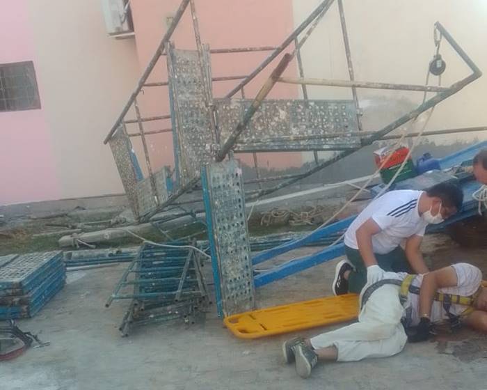 Síndico de condomínio em Juazeiro morre após ser atingido por andaime