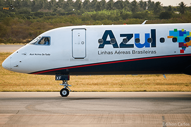 Azul passa a oferecer voo entre Petrolina, Recife e Campina Grande