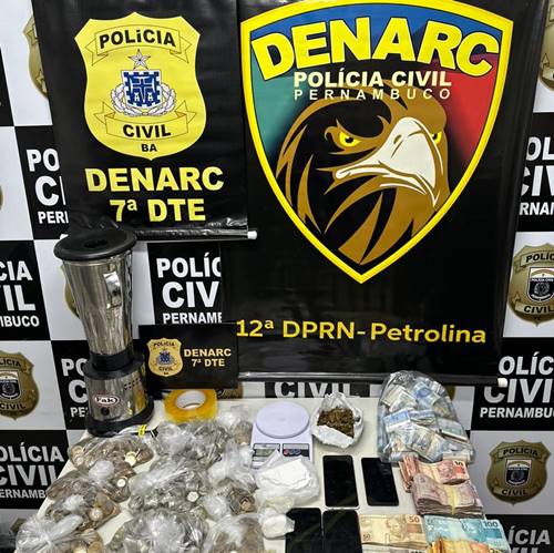 Operação integrada prende suspeito de gerenciar tráfico de drogas em Petrolina
