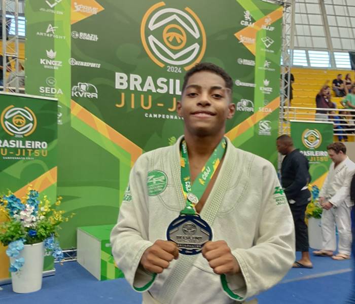 Atleta de Petrolina conquista o título de vice no Capeonato Brasileiro de Jiu-Jitsu