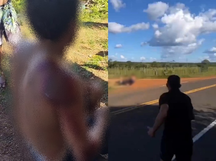 Racha em alta velocidade deixa motoqueiro ferido em Casa Nova