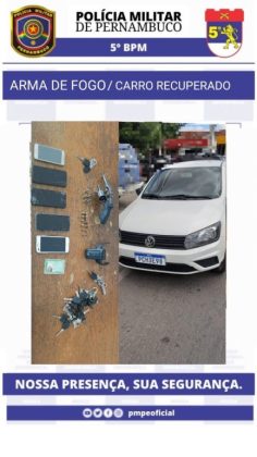 Homens são presos por porte de arma de fogo de uso restrito em Petrolina