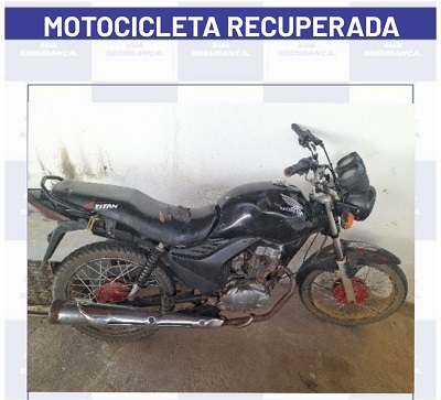 Moto roubada em Petrolina é apreendida pela polícia em Parnamirim