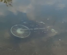 Mais uma: Moto cai em canal do N4, em Petrolina