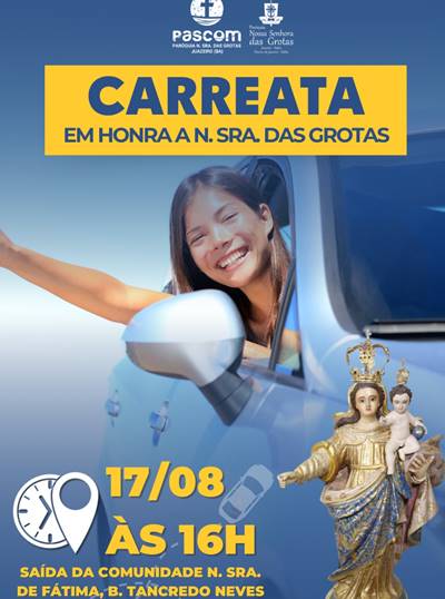Tradicional carreata com imagem da padroeira de Juazeiro acontecerá dia 17/08