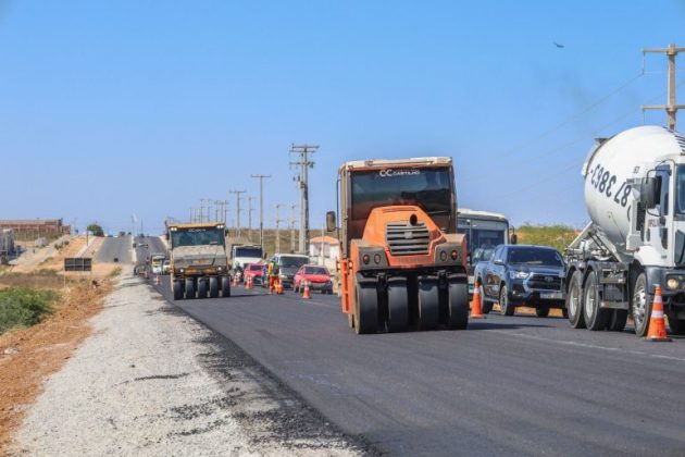Obra de duplicação da Avenida Transnordestina avança neste mês de setembro