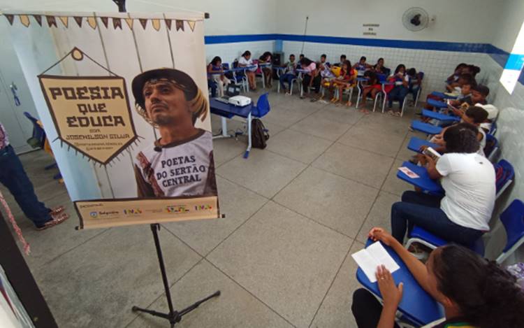Oficina de Literatura de Cordel inspira estudantes em escola de Salgueiro