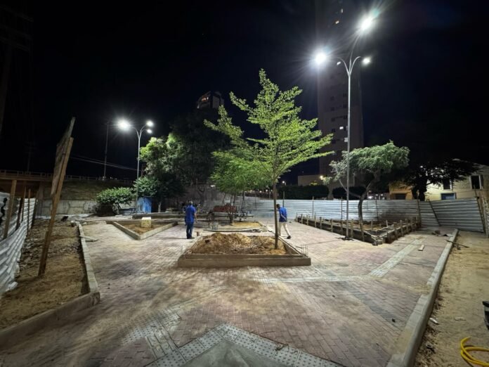 Praça Alves de Souza é alvo de vandalismo em Petrolina (PE)