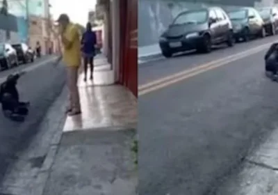 Criminoso pede perdão e chora após ser baleado durante roubo em São Paulo: “Tenho um filho pequeno”