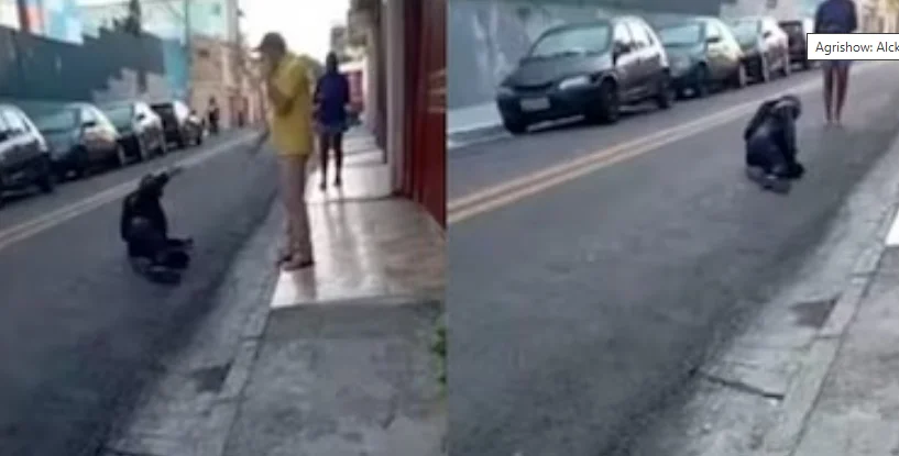 Criminoso pede perdão e chora após ser baleado durante roubo em São Paulo: “Tenho um filho pequeno”