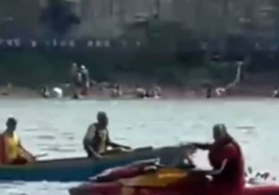 Equipe de segurança salva competidor de afogamento durante Triathlon ‘Mãe Malvada’