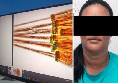 Guarda municipal é presa ao tentar entrar em presídio da Bahia com drogas escondidas em vassouras