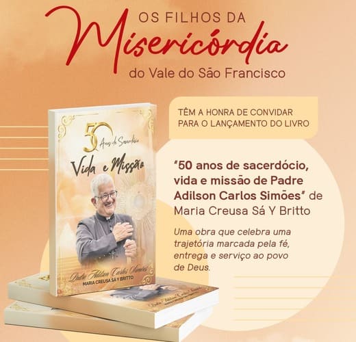 Livro comemora meio século de missão sacerdotal no Vale do São Francisco