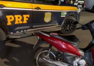 PRF apreende moto adulterada em Salgueiro