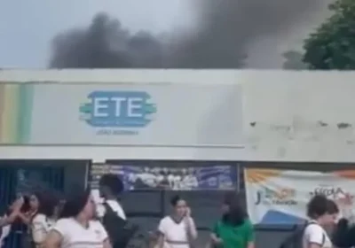 Incêndio em Escola Técnica Estadual no Recife (PE) causado por curto-circuito
