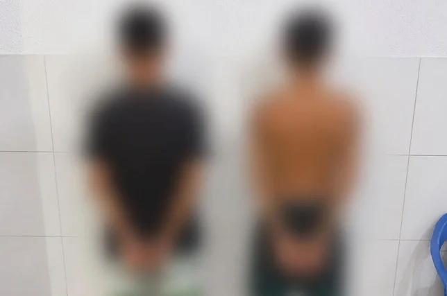 Opulação policial resulta na detenção de dois adolescentes por envolvimento em crimes organizados e tráfico de drogas, incluindo menores, no bairro São Gonçalo em Petrolina (PE)