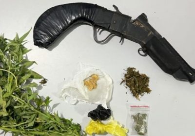 Polícia Militar apreende arma e drogas em Nova Descoberta, em Petrolina (PE)