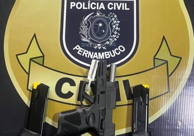 Arma de fogo é encontrada durante investigação de violação de medida protetiva em Cabrobó Arma de fogo é encontrada durante investigação de violação de medida protetiva em Cabrobó