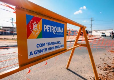 Avenida do Bairro Santa Bárbara terá interdição temporária para obras de instalação de rede de esgoto