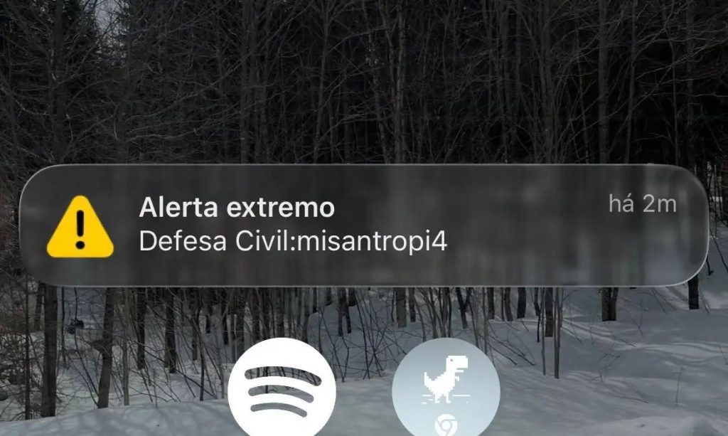 Defesa Civil emitiu alerta falso que afetou mais de 30 milhões de pessoas em 8 estados
