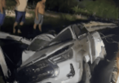 Fiação caída na pista em Maniçoba causa acidente e comunidade alerta Fiação caída na pista em Maniçoba causa acidente e comunidade alerta