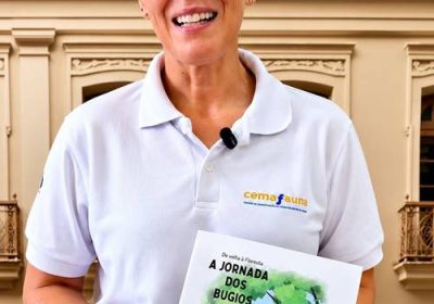 Livro baseado na emocionante jornada de bugios resgatados pelo Cemafauna em busca de leitores infantojuvenis