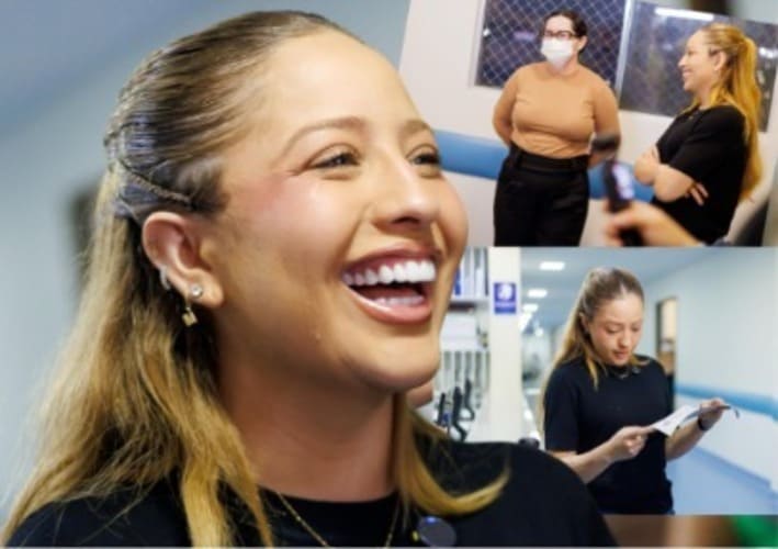Mari Fernandez realiza visita às instalações do Hospital Dom Tomás.