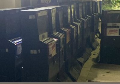 Polícia Militar apreende 24 máquinas caça-níqueis durante operação em comércio de Juazeiro Polícia Militar apreende 24 máquinas caça-níqueis durante operação em comércio de Juazeiro