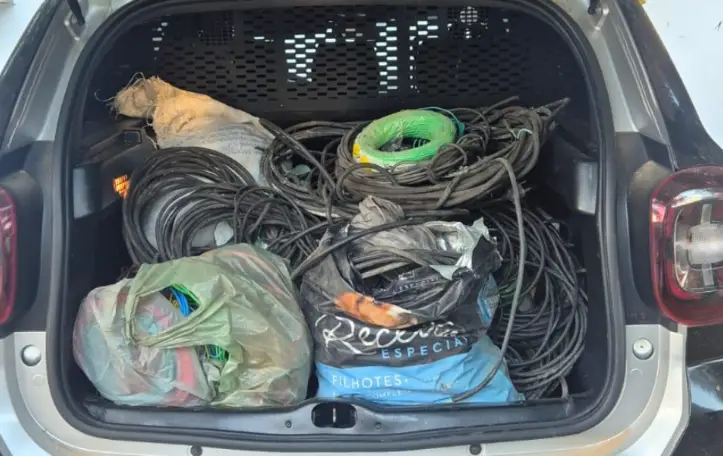 Polícia de Petrolina (PE) prende homem por receptação de fiação elétrica roubada