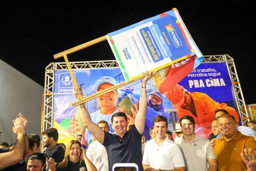 Prefeito Simão, Fernando Filho, Antonio e Miguel inauguram obra que transforma antiga “Estrada da Morte” em perimetral moderna e segura