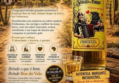 Edição especial de cachaça envelhecida em umburana é lançada em Petrolina. Edição especial de cachaça envelhecida em umburana é lançada em Petrolina.