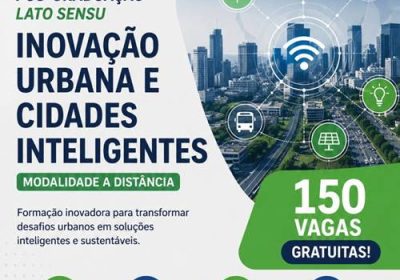 IFSertãoPE oferece curso de pós-graduação gratuita em Inovação Urbana e Cidades Inteligentes