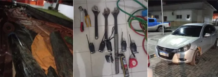 Nove indivíduos são detidos por roubo de trilhos em Jaguarari (BA) com destino a Petrolina (PE)