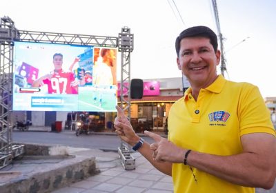 Telões em bairros de Petrolina para transmissão de Brasil x Noruega confirmados por Simão Durando no domingo (5) Telões em bairros de Petrolina para transmissão de Brasil x Noruega confirmados por Simão Durando no domingo (5)