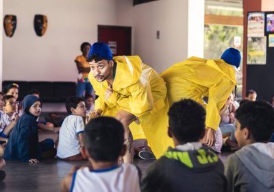 A peça “Debaixo D’água”, do Coletivo Trippé, será apresentada em Irecê
