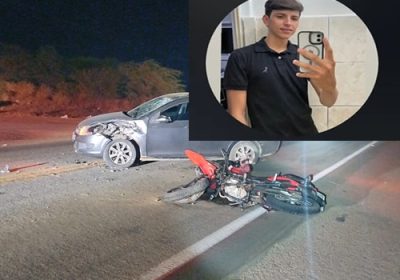 Acidente fatal: Jovem perde a vida em colisão entre moto e carro em Parnamirim-PE