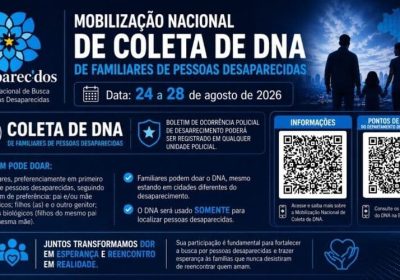 Campanha nacional em Juazeiro e Petrolina visa auxiliar na identificação de pessoas desaparecidas