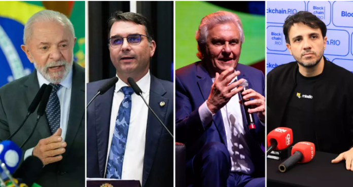 Pesquisa Quaest aponta que Lula lidera com 38% e Flávio tem 31% das intenções de voto no 1º turno; veja os dados dos outros candidatos.