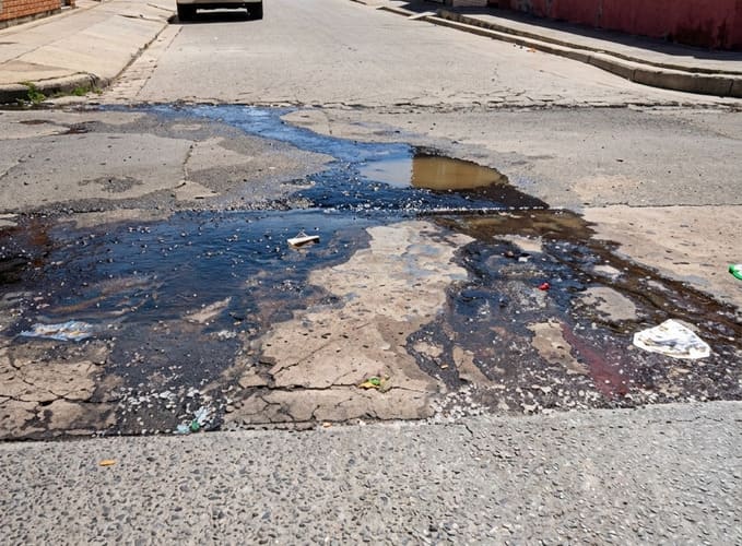 Rio Corrente enfrenta transtornos devido ao esgoto sem solução por meses